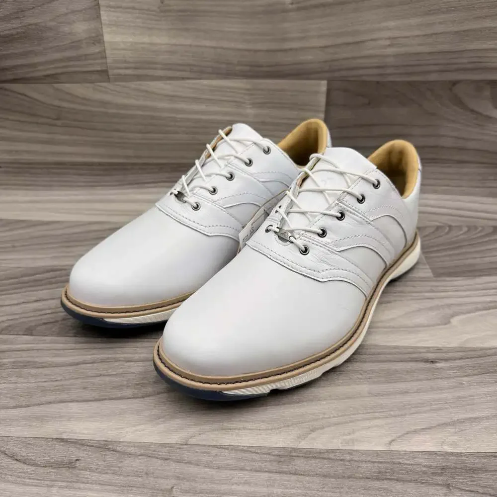 Adidas MC Z-Traxion NWOT Spikeless Golf Shoe White Preloved Ink